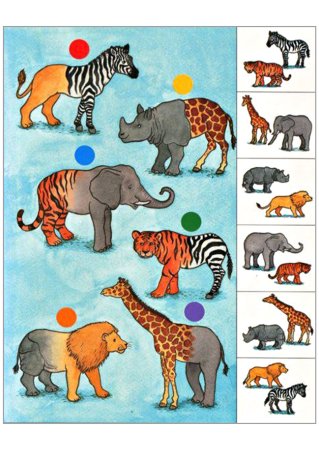 Животные жарких стран задания для детей