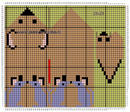 Жаккард для детских варежек