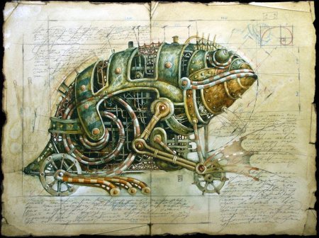 Стимпанк животные Владимир Гвоздев