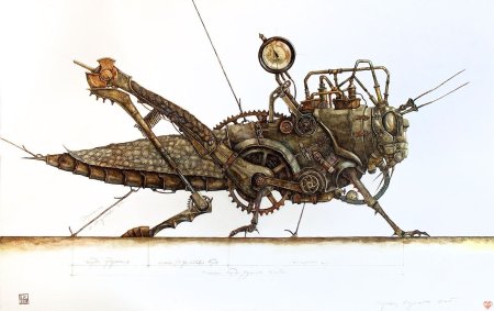 Лев Каплан иллюстратор стимпанк