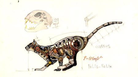 Механический кот