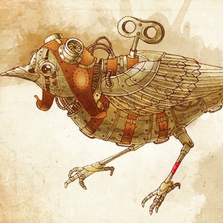 Стимпанковские птицы