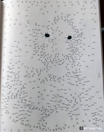 Рисование по точкам в записную книжку