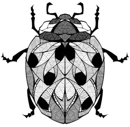 Стилизованные насекомые