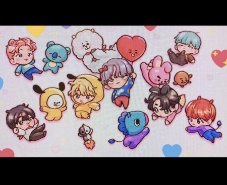 Чиби БТС И bt21