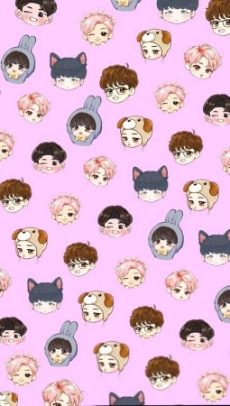Миленькие персонажи BTS