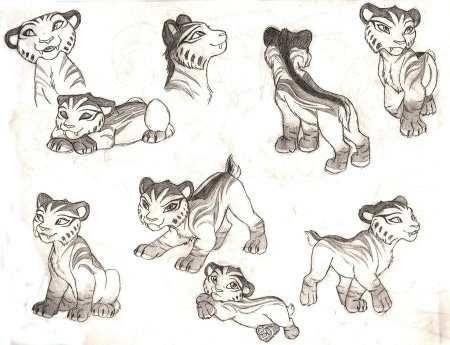 Ледниковый период Шира и Диего рисунки