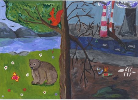 Животные в городе рисунки по экологии