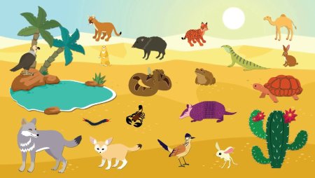 Desert animals for Kids