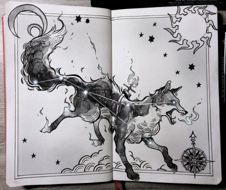 Зарисовки в скетчбуках