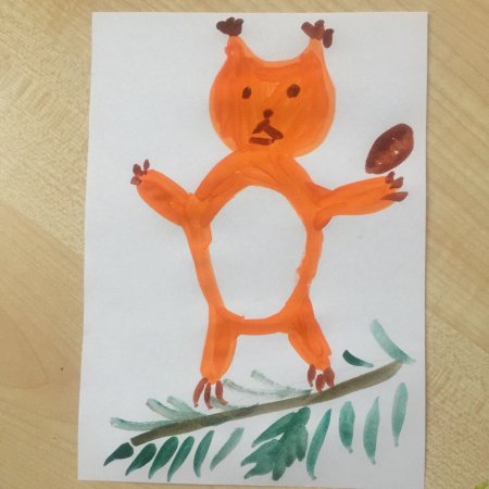 Рисование в старшей группе на тему Дикие животные