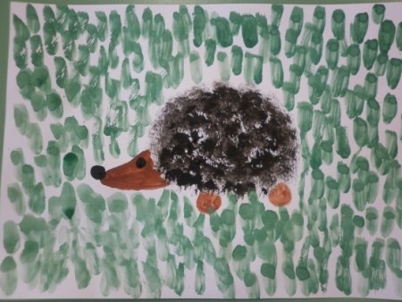 Рисование Дикие животные старшая группа