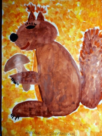 Рисование Дикие животные старшая группа