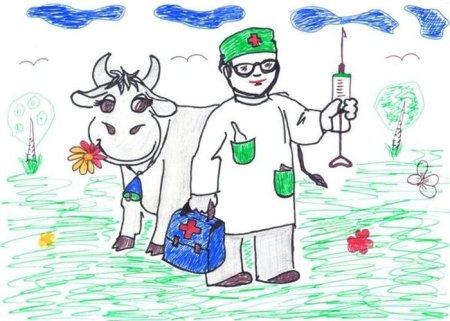 Рисунок на тему ветеринар