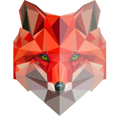 Геометрик арт Энимал лиса