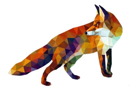 Лиса треугольниками