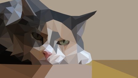 Лоу Поли кот