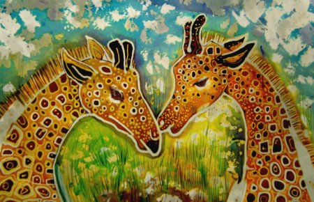 Декоративная живопись животные
