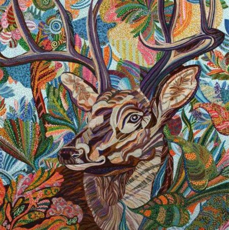 Точечная живопись Эрики Похибовой-Джонсон