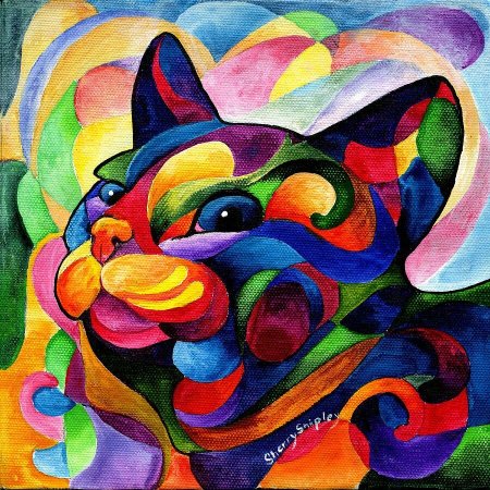 Абстракционизм животные