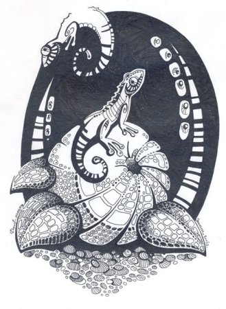 Декоративная композиция Графика