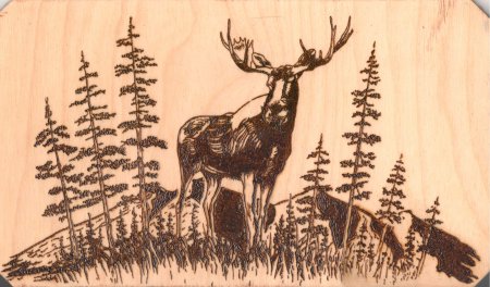 Пейзажи для выжигания по дереву