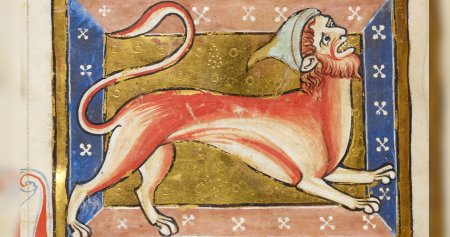 Средневековый Бестиарий Лев