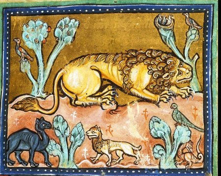 Грифон миниатюра Абердинский Бестиарий