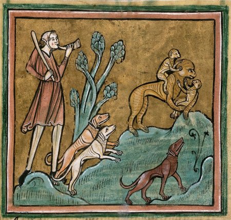 Сова средневековье Бестиарий