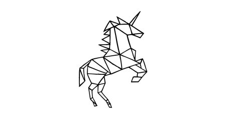 Геометрический Единорог