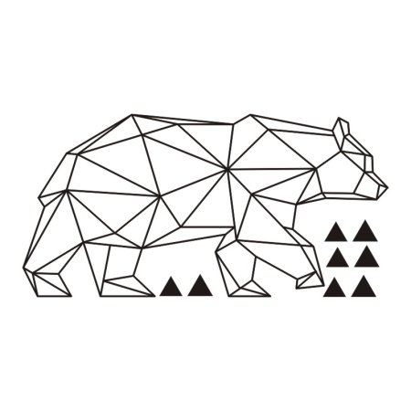 Геометрические фигурки животных