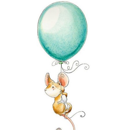 Животное с воздушными шарами