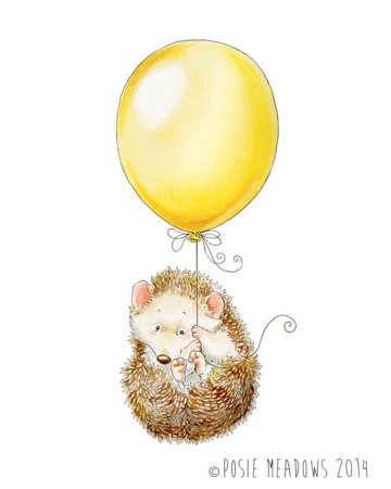 Ежик с шариком