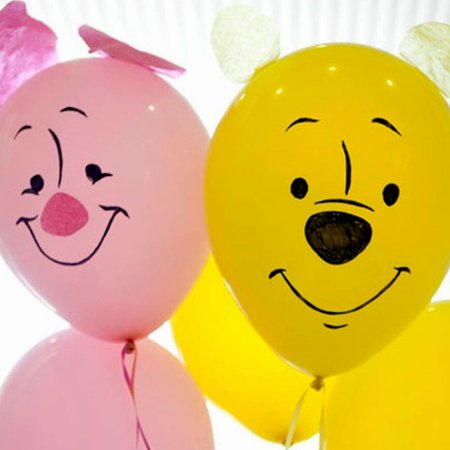 Мордочки на воздушных шарах