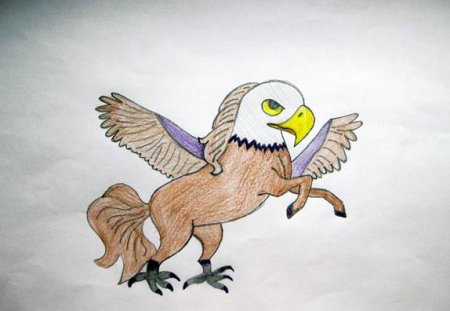 Рисунок фантастического животного