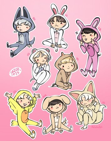Stray Kids SKZOO персонажи