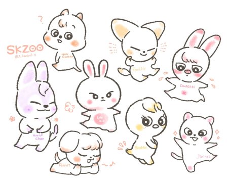 SKZOO Stray Kids Art