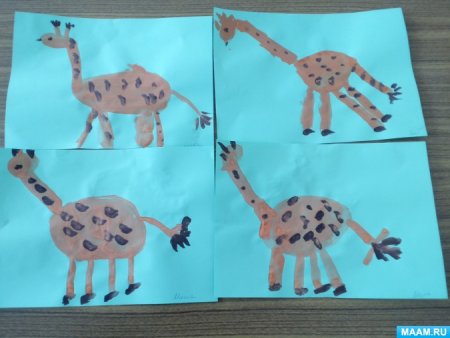 Рисование в старшей группе животные