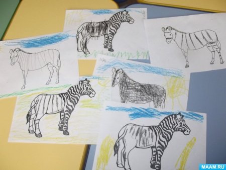 Рисование по теме животные
