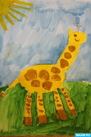 Аппликация на тему Африка