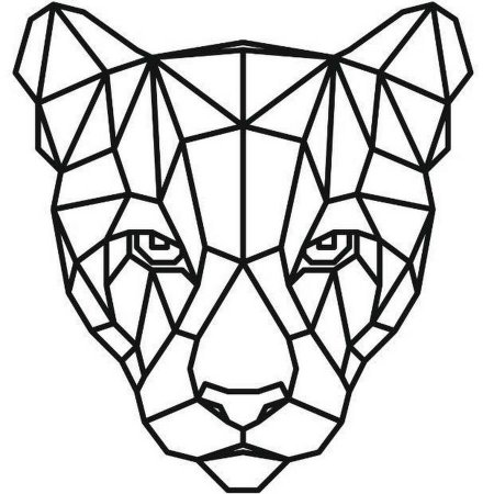 Геометрические головы животных