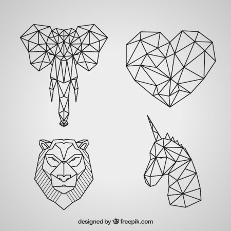 Геометрические животные