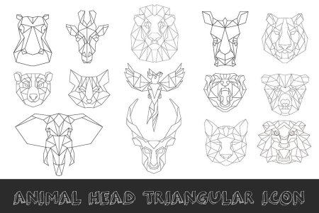 Геометрические животные на одежде