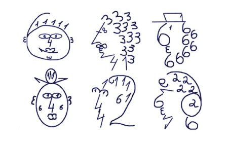 Математический рисунок цифры