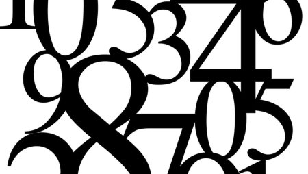 Животное из цифр рисунок