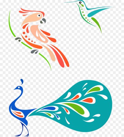 Зентангл птицы