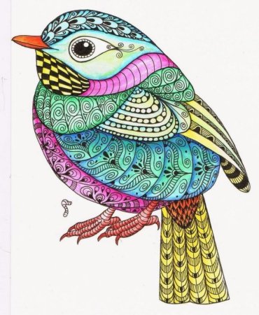 Стилизованные птицы