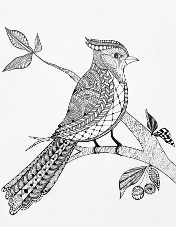 Стилизованная птичка