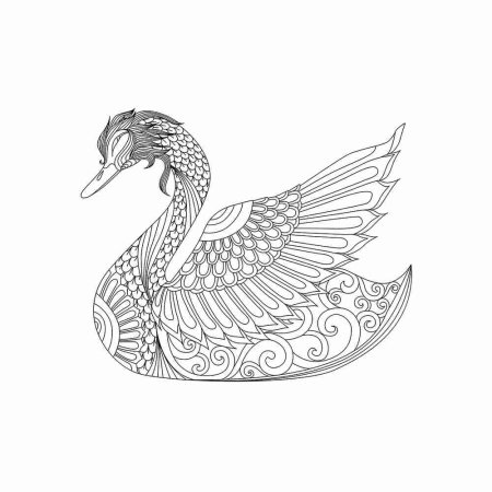 Стилизованные изображения птиц