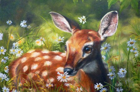 Красивая живопись животные